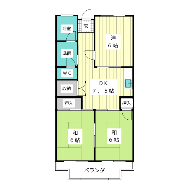 メゾン文教台の間取り