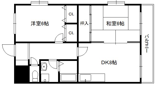 サンモール松本の間取り