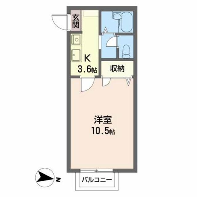 塩竈市宮町のアパートの間取り