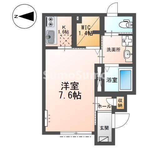 尼崎市武庫豊町のアパートの間取り