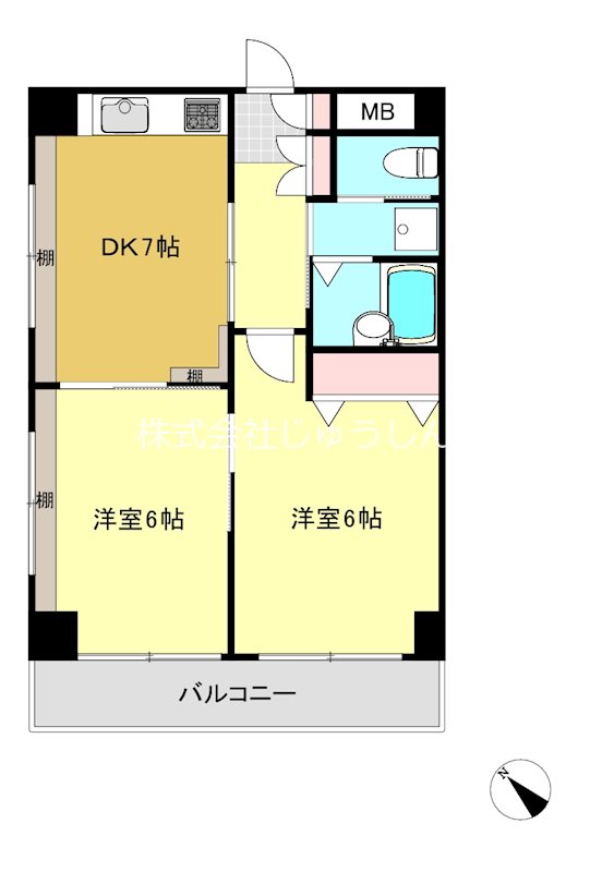 エスペーロ自由が丘の間取り