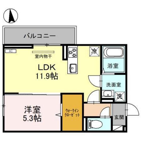 クロッシア住吉町の間取り