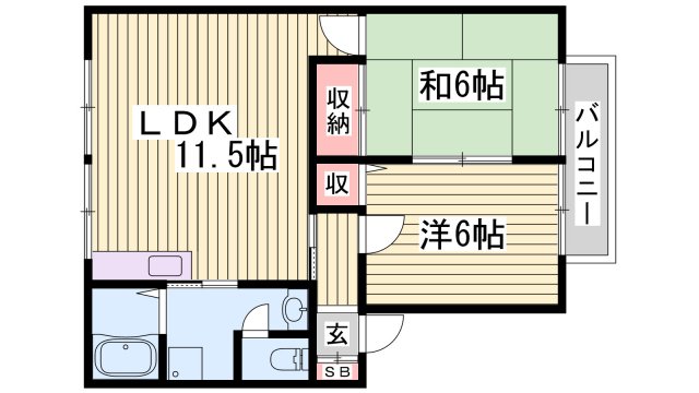 チェスナットの間取り