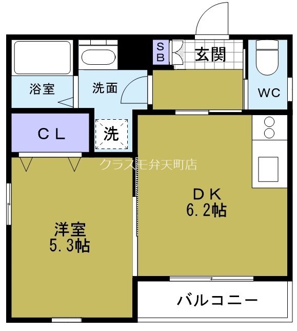 ネクストステージ春日出中の間取り