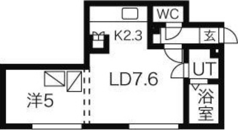 リベルタ福住の間取り