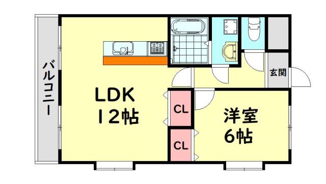 セントフォリオ泉大津の間取り