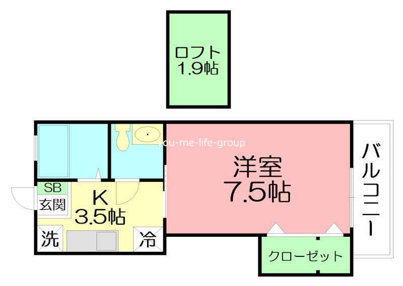 エトピリカ湘南の間取り