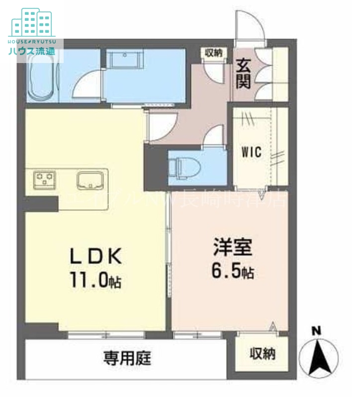 シャーメゾン　ラヴニーナ　セカンドの間取り