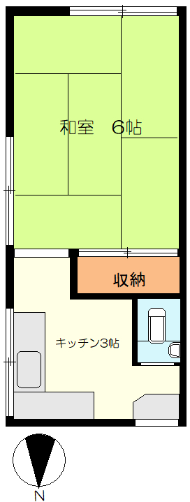 麻布荘の間取り