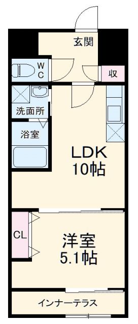 ニュークラリス木地区１６街区５の間取り