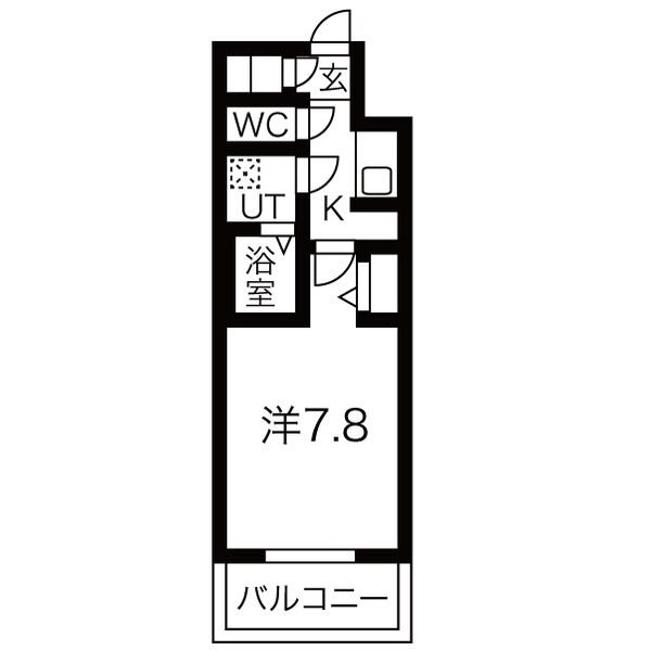 メイクス名駅太閤の間取り