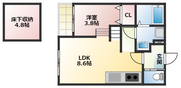 Jstage鳴海の間取り