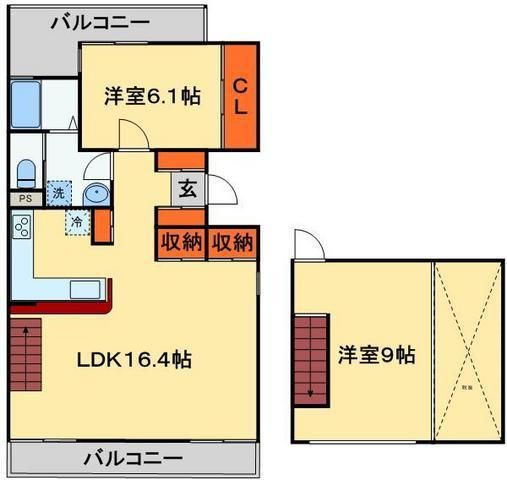 【アリソ東船橋の間取り】