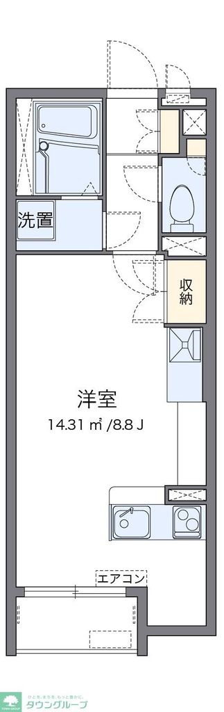 ミランダＨＫの間取り