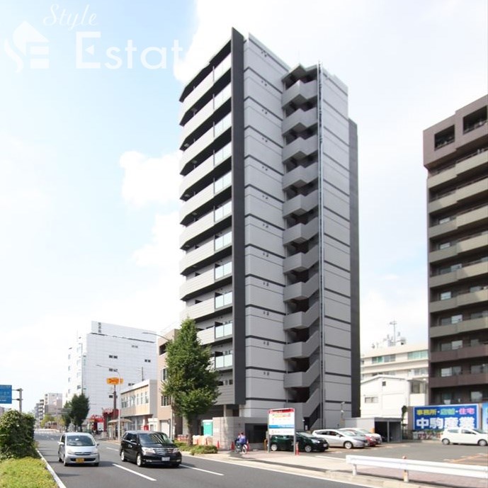 【名古屋市中村区竹橋町のマンションの建物外観】