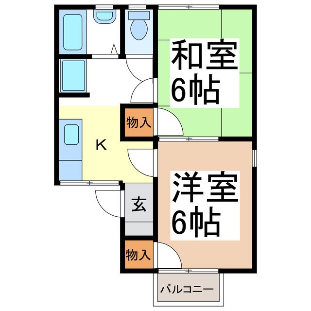 コーポさわやかの間取り