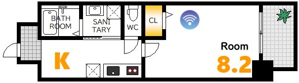 フレッドの間取り