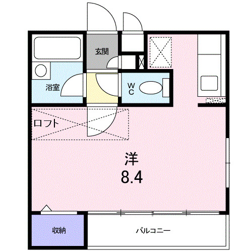 ビサイド2の間取り