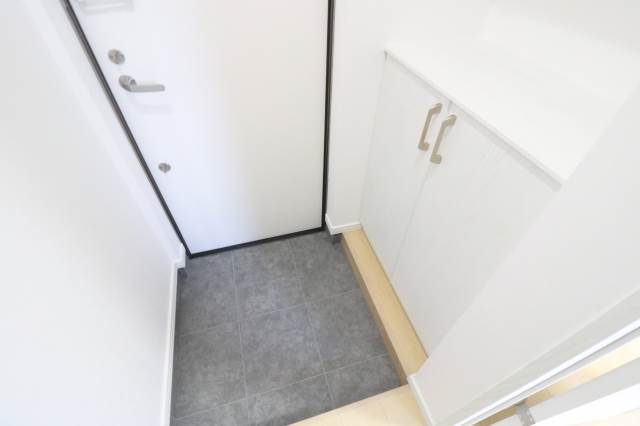 玄関　玄関、シューズボックス！