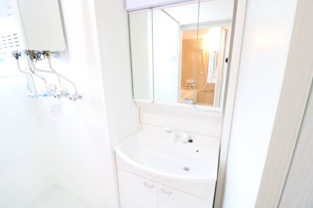 洗面設備　シャンドレで朝の準備バッチリ！