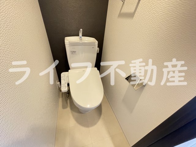 トイレ　ゆったりとした空間のトイレです