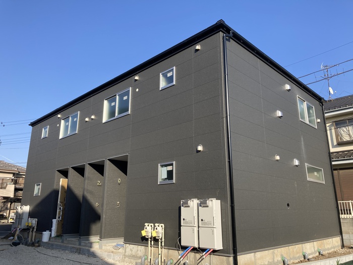 建物外観　建築中