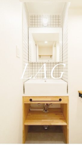 洗面設備　洗面台です。