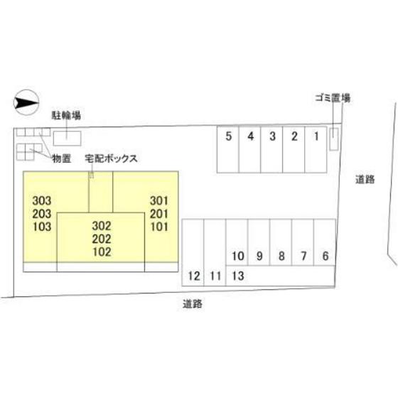 駐車場　配置図