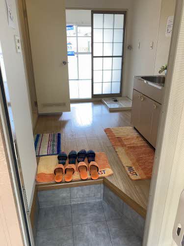 玄関　ゆったりとした玄関です