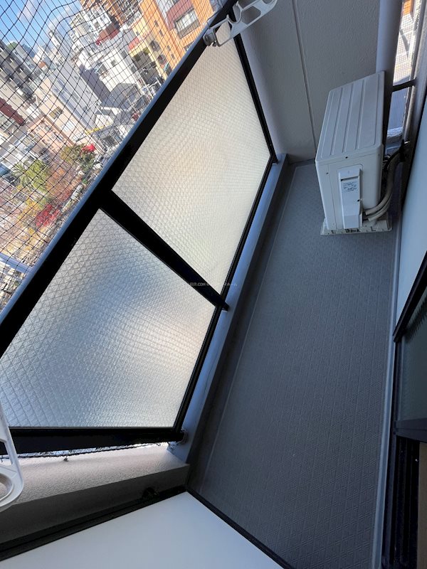 バルコニー　物干しもばっちり