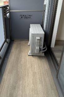 バルコニー　陽当たり良好なバルコニーです