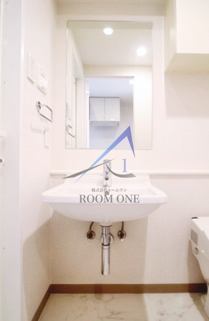 洗面設備　洗面台です。