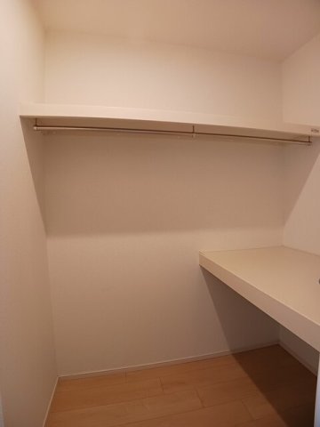 収納　たっぷりとした収納スペースです