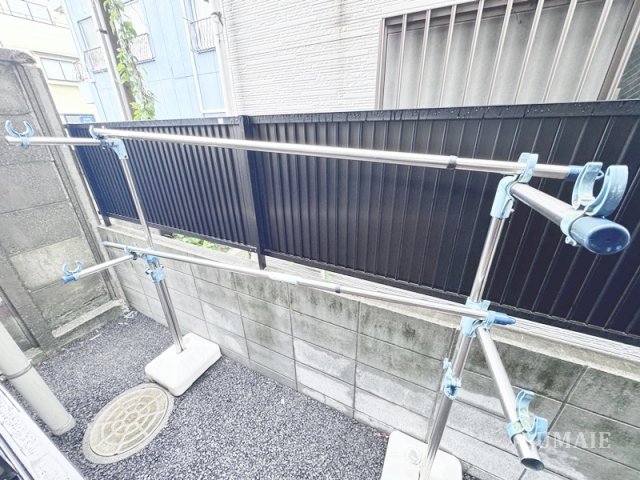 バルコニー　外干しスペースです