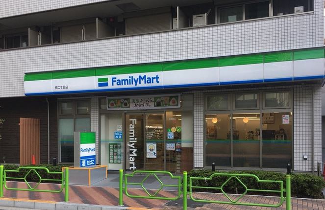 コンビニ　ファミリーマート佃二丁目店（コンビニ）まで15m