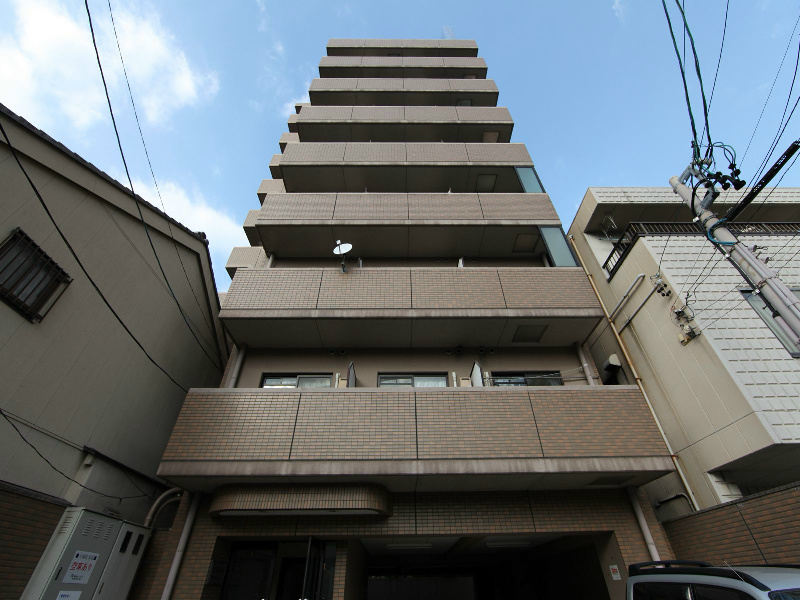 建物外観　外観　オートロック　家具家電（冷蔵庫レンジ洗濯機）ご用意OK