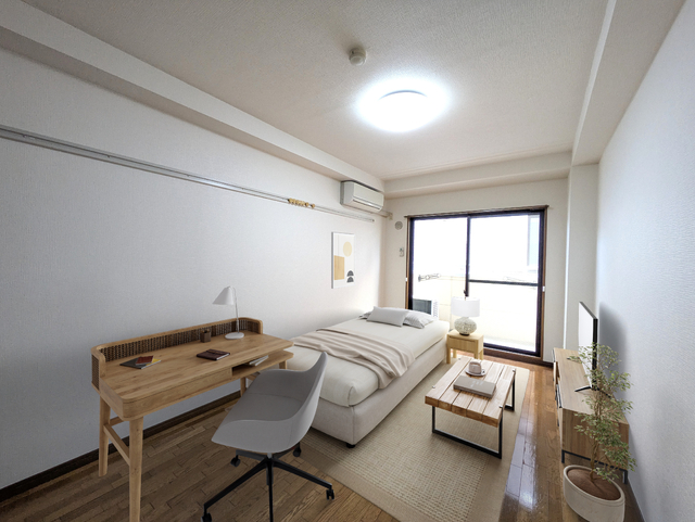 居室・リビング　★７．５帖の洋室です★※画像は実際の写真にＣＧ加工を加えたも