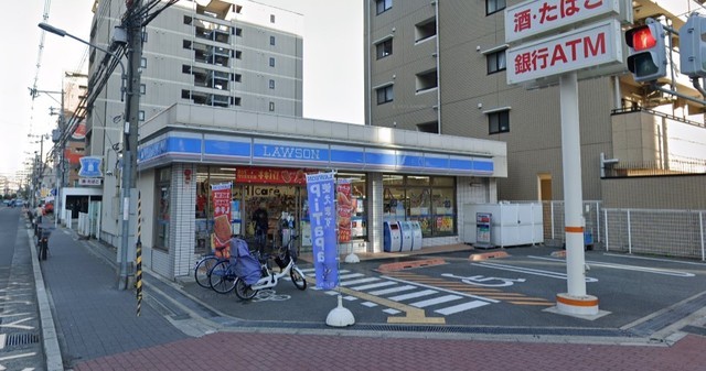 コンビニ　ローソン　江坂東店（コンビニ）まで376m