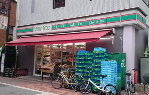 コンビニ　ローソンストア100蒲田西口店（コンビニ）まで69m