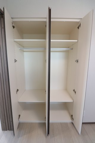 収納　たっぷりとした収納スペースです