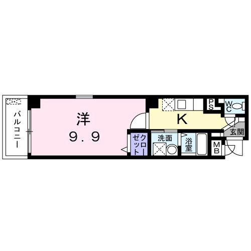 サザン京央の間取り写真