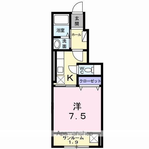 ＪＲ信越本線 長野駅 徒歩3分 2階建 築12年の間取り写真