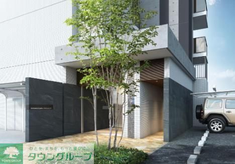 エントランス　駐車場