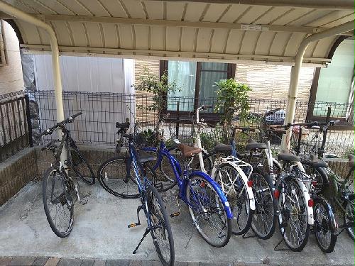 その他共有部分　駐輪場　原付＆自転車のみ駐輪可能