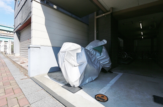 その他共有部分　バイク置き場あります