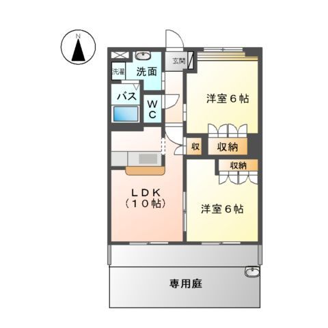 コンフォールの間取り写真