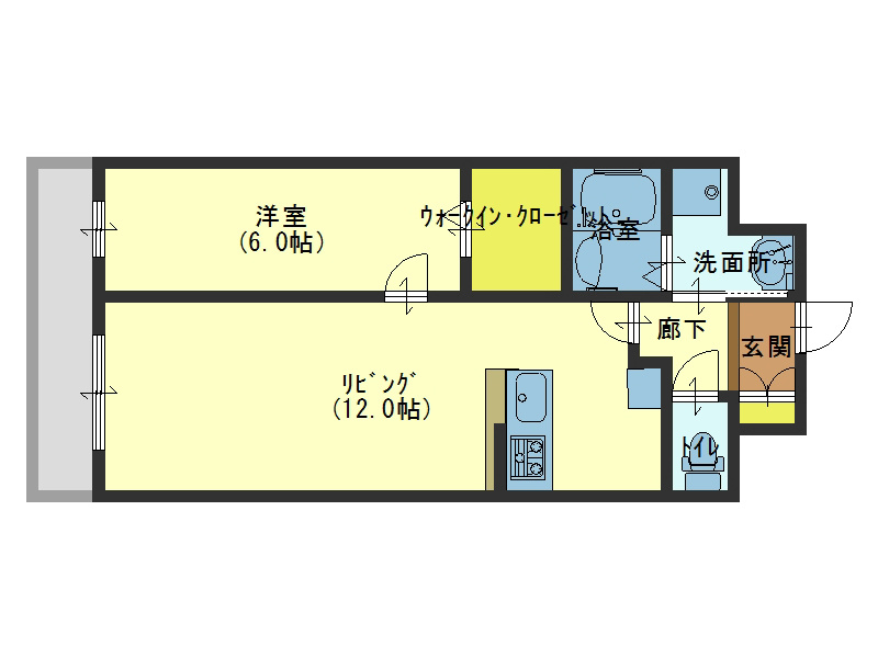 LAZO上汐の間取り写真