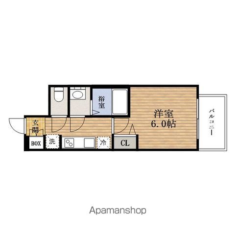 地下鉄長堀鶴見緑地線 ドーム前千代崎駅 徒歩4分 13階建 築3年の間取り写真