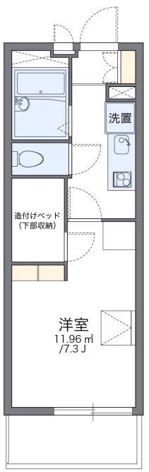 レオパレスコトー ブロンの間取り写真