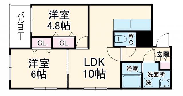 PLUMERIA浦和領家 B棟の間取り写真